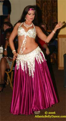 Authentic Vintage Belly Dance Dancing Outfit Costume - Top & Belt