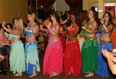 AMERICAN ICON Bra & Belt Set by Rising Stars, Egyption Belly Dance